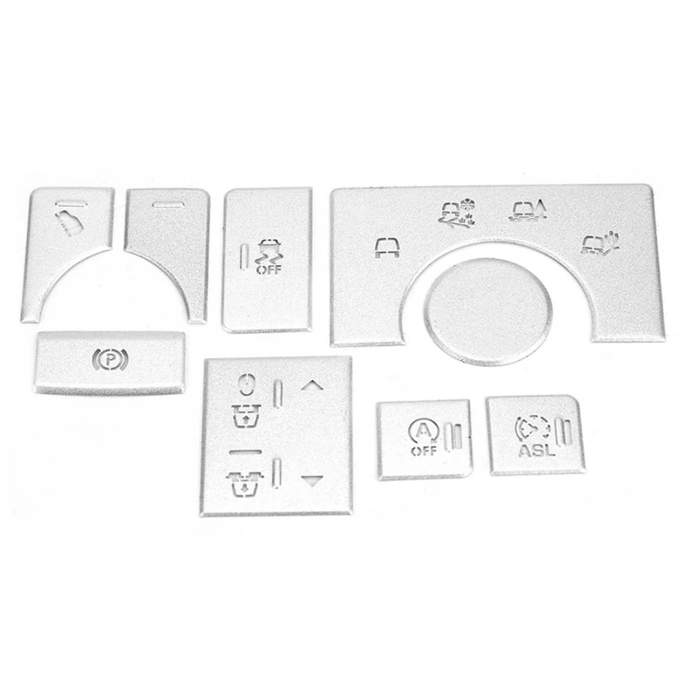 9PCS Car Alloy Interior Center Console Mode Button Sticker for Land Rover Range Rover Sport 2014-2017 Car Button Sticker 
9PCS Car Alloy Interior Center Console Mode Button Sticker for Land Rover Range Rover Sport 2014-2017 Car Button Sticker