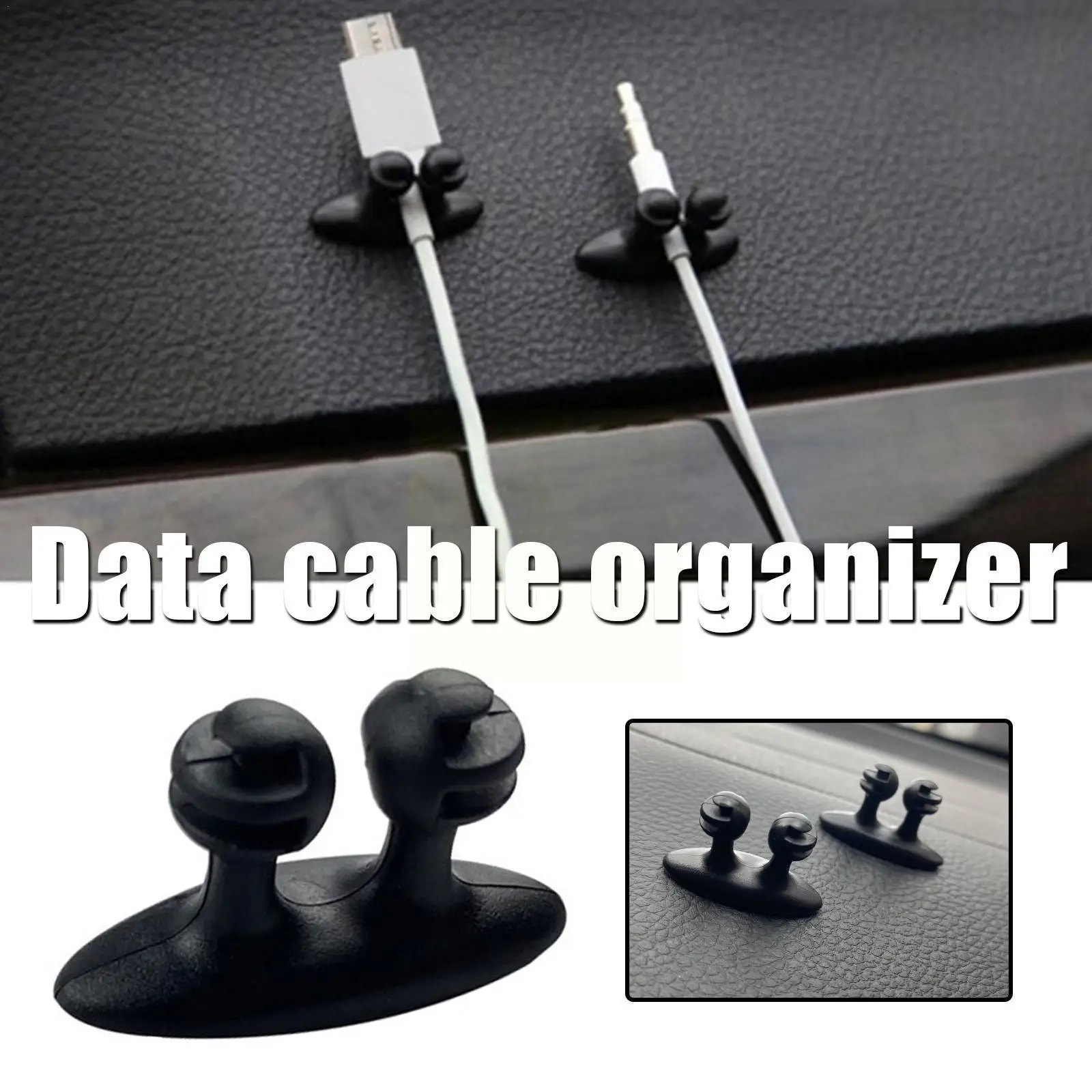 20pcs Self-adhesive Cable Organizer Clips Cable Management Desktop Power Charging Winder Cords Cable Lines Usb Cables L2y8
20pcs Self-adhesive Cable Organizer Clips Cable Management Desktop Power Charging Winder Cords Cable Lines Usb Cables L2y8