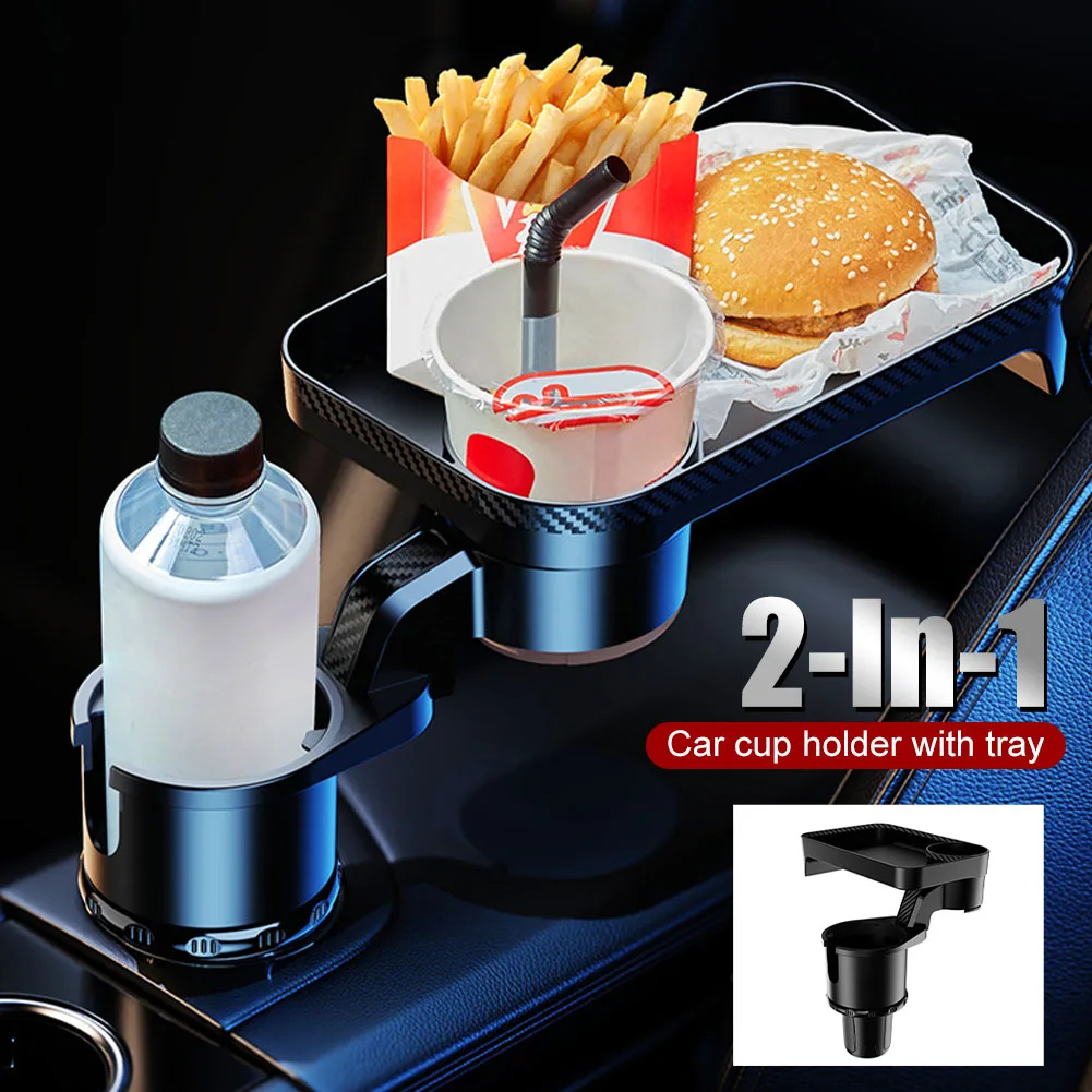 Car Cup Holder Expander with Lunch Desk 2 In 1 Cup Detachable Tray 360-degree Adjustable Eating Tray Table Interior Organizer
Car Cup Holder Expander with Lunch Desk 2 In 1 Cup Detachable Tray 360-degree Adjustable Eating Tray Table Interior Organizer