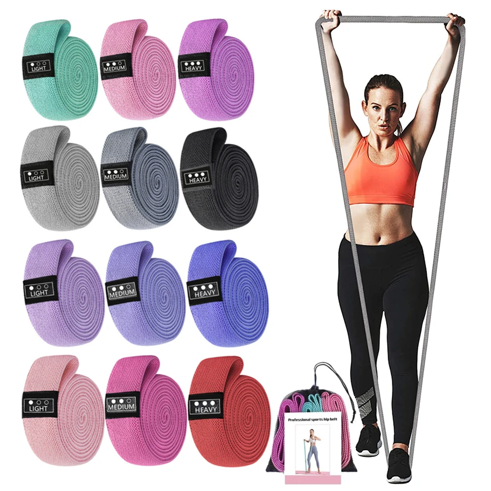 105lb Long Resistance Loop Band Set Unisex Fitness Yoga Elastic Bands Hip Circle Thigh Squat Band Workout Gym Equipment for Home
105lb Long Resistance Loop Band Set Unisex Fitness Yoga Elastic Bands Hip Circle Thigh Squat Band Workout Gym Equipment for Home