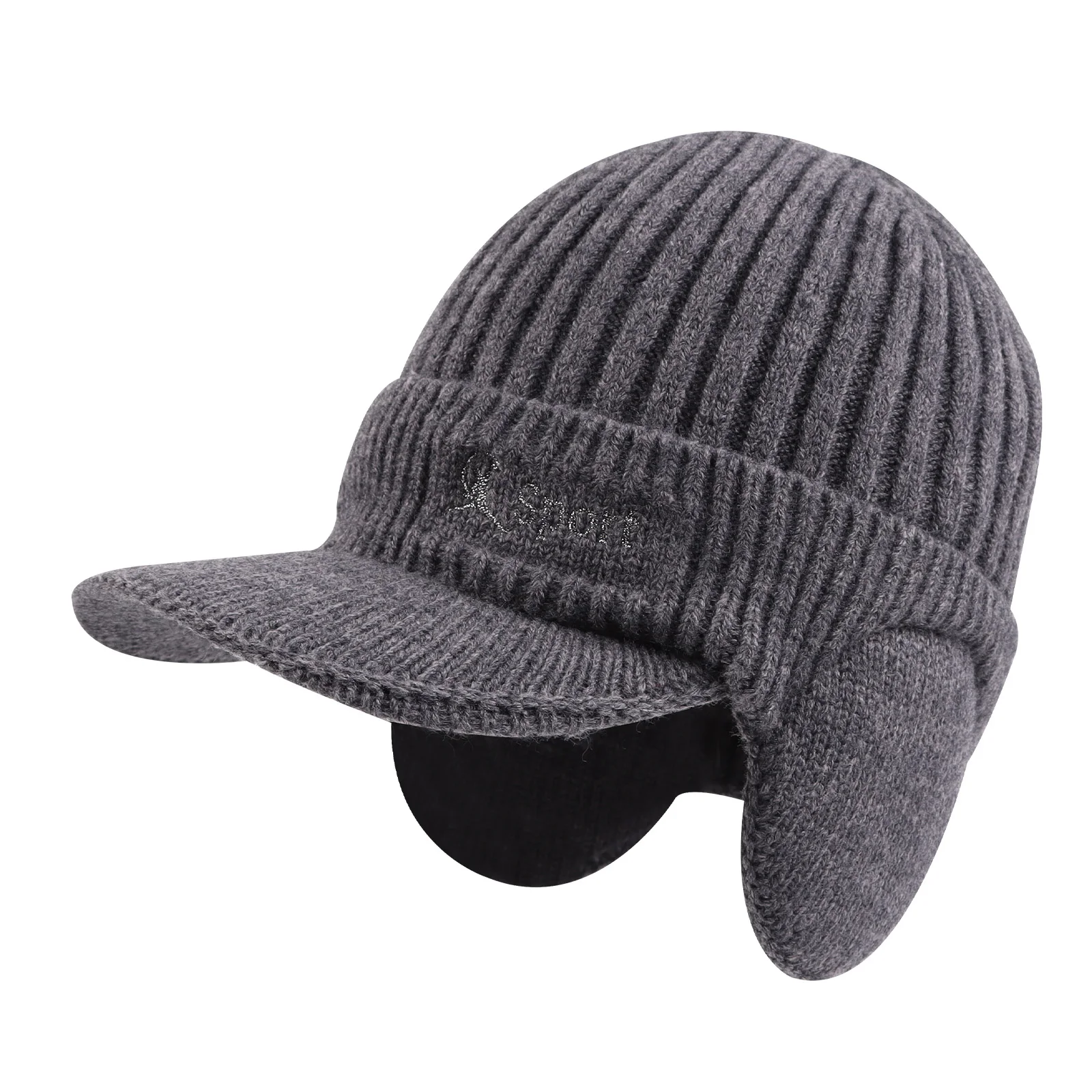 Autumn Ear Protection Warmth Peaked Cap Men Winter Knitted Earflap Hat Outdoor Cycling Casual Fashion Sunhat Bomber Hats
Autumn Ear Protection Warmth Peaked Cap Men Winter Knitted Earflap Hat Outdoor Cycling Casual Fashion Sunhat Bomber Hats