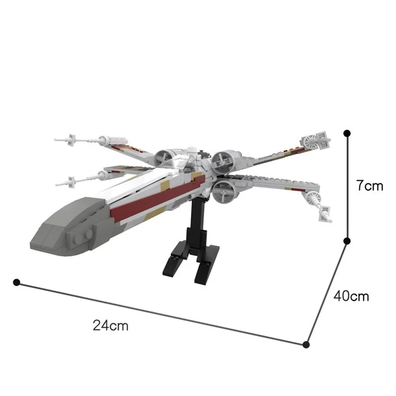 Buildmoc Star X-wing Starfighter Moc-18144 Sterne Filme Space Battle Space Battle Weapon Building Block Model Child Toy Gift
Buildmoc Star X-wing Starfighter Moc-18144 Sterne Filme Space Battle Space Battle Weapon Building Block Model Child Toy Gift