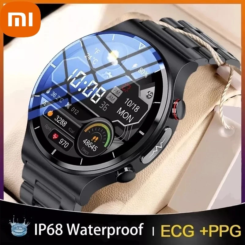 Xiaomi Thermometer Smart Watch Full Touch Screen ECG Heart Rate Monitor Blood Oxygen Sport Smartwatch Weather Forecast Clock 
Xiaomi Thermometer Smart Watch Full Touch Screen ECG Heart Rate Monitor Blood Oxygen Sport Smartwatch Weather Forecast Clock