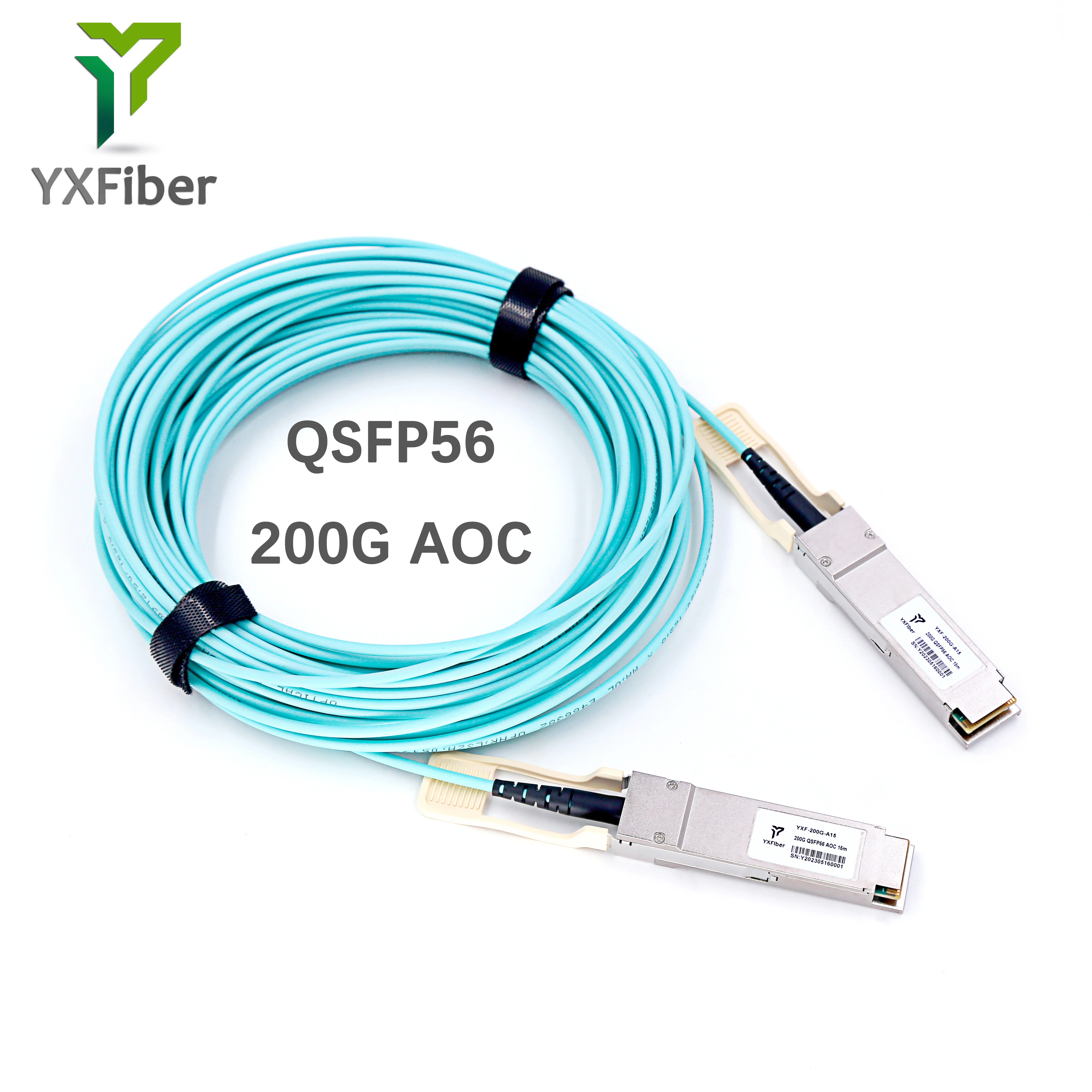200G QSFP56 к QSFP 56 AOC 1 м 2 м 3 м 5 м 7 м 10 м 20 м Активный оптический кабель трансивер 200 нм MMF 200Gbase InfiniBand G AOC 
200G QSFP56 к QSFP 56 AOC 1 м 2 м 3 м 5 м 7 м 10 м 20 м Активный оптический кабель трансивер 200 нм MMF 200Gbase InfiniBand G AOC