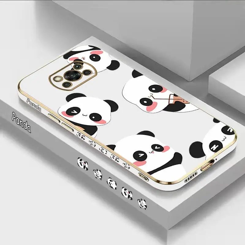 Five Small Panda Luxury Plating Phone Case For Xiaomi Poco M5 M4 Pro F4 X4 GT F4 GT X4 F3 X3 M3 X3 NFC X2 X3 Pro C40 Cover 
Five Small Panda Luxury Plating Phone Case For Xiaomi Poco M5 M4 Pro F4 X4 GT F4 GT X4 F3 X3 M3 X3 NFC X2 X3 Pro C40 Cover