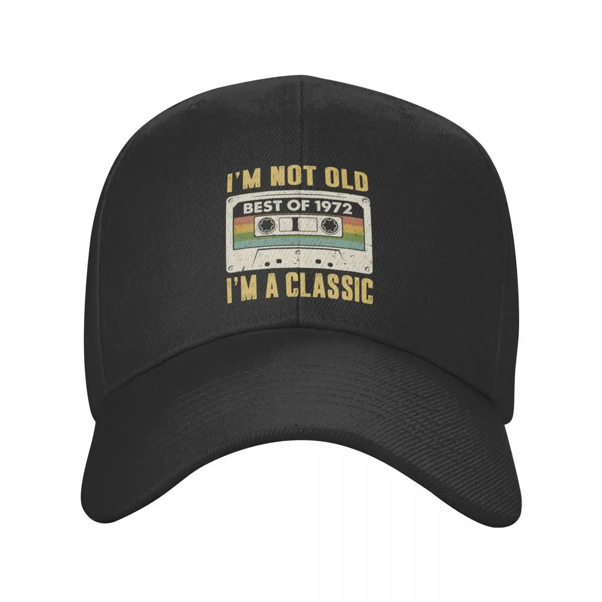 I Am Not Old Best Of 1972 I M A Classic Baseball Cap for Men Breathable 50th Birthday Gifr Dad Hat Streetwear Snapback Hats
I Am Not Old Best Of 1972 I M A Classic Baseball Cap for Men Breathable 50th Birthday Gifr Dad Hat Streetwear Snapback Hats