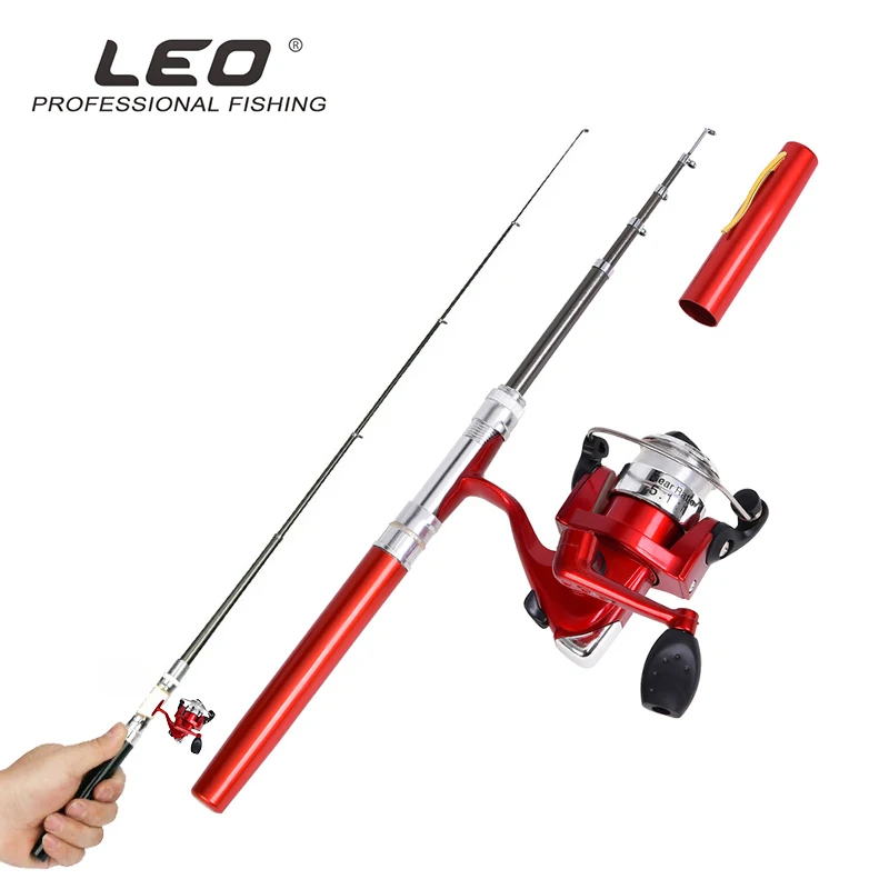 1M Pocket Collapsible Fishing Rod Reel Combo Mini Pen Fishing Pole Kit 7 Colors Pen Shape Folded Rod With Reel Wheel
1M Pocket Collapsible Fishing Rod Reel Combo Mini Pen Fishing Pole Kit 7 Colors Pen Shape Folded Rod With Reel Wheel