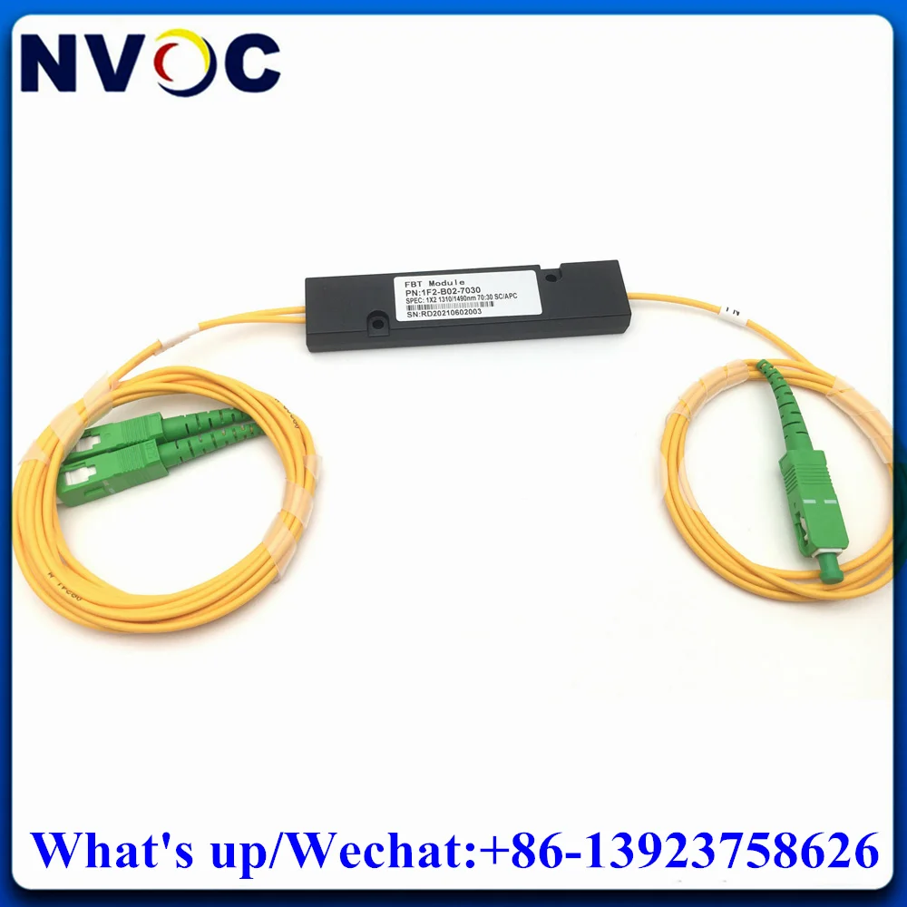 4 шт. 30/70 1310/1550 двойное окно 1*2 FTTH FBT SC/LC/FCUPC APC оптический сплиттер Коробка ABS 90*20*10 3 0