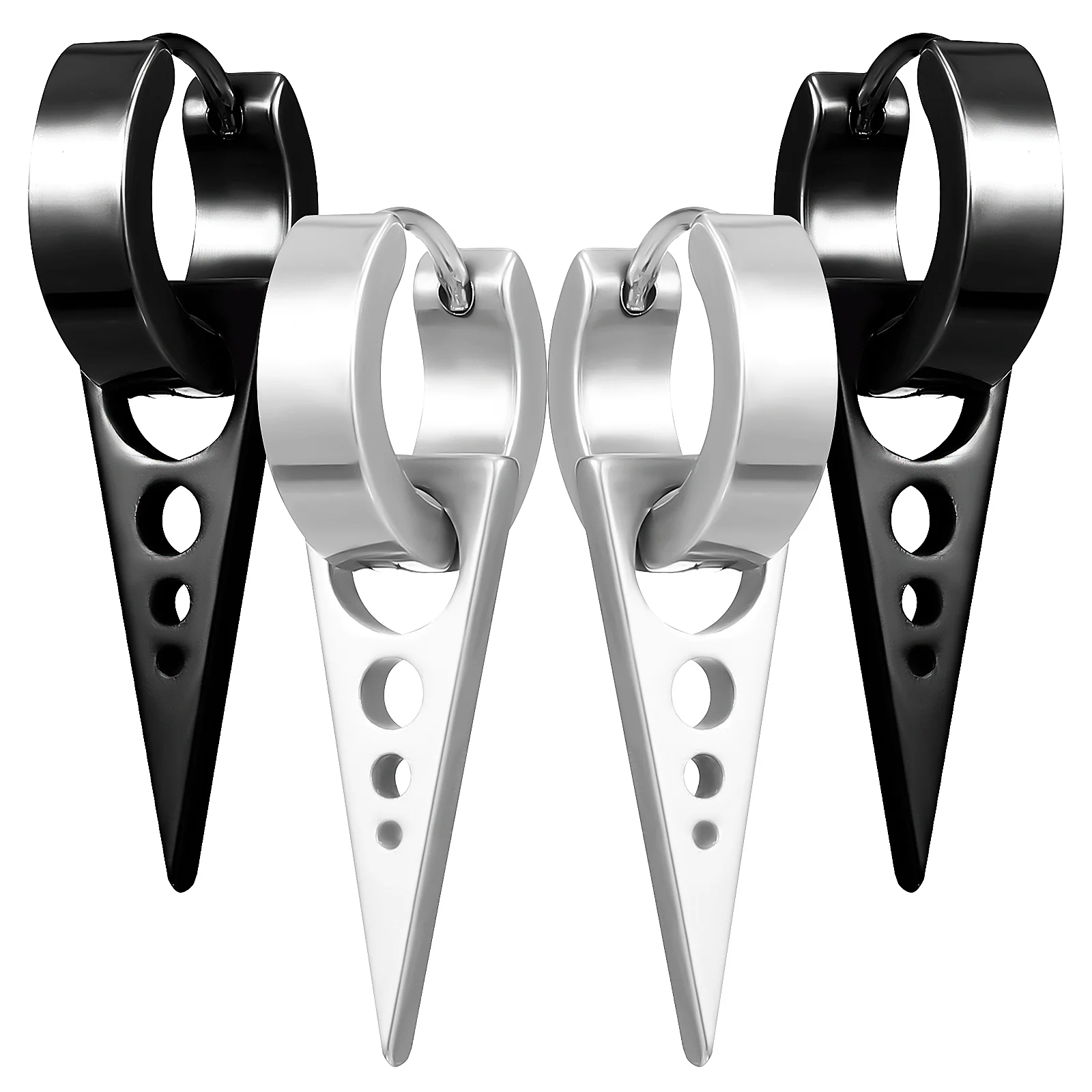 2 Pairs Earring Hoop Charm Earrings Punk Men Aesthetic Womens Small Weird Metal
2 Pairs Earring Hoop Charm Earrings Punk Men Aesthetic Womens Small Weird Metal