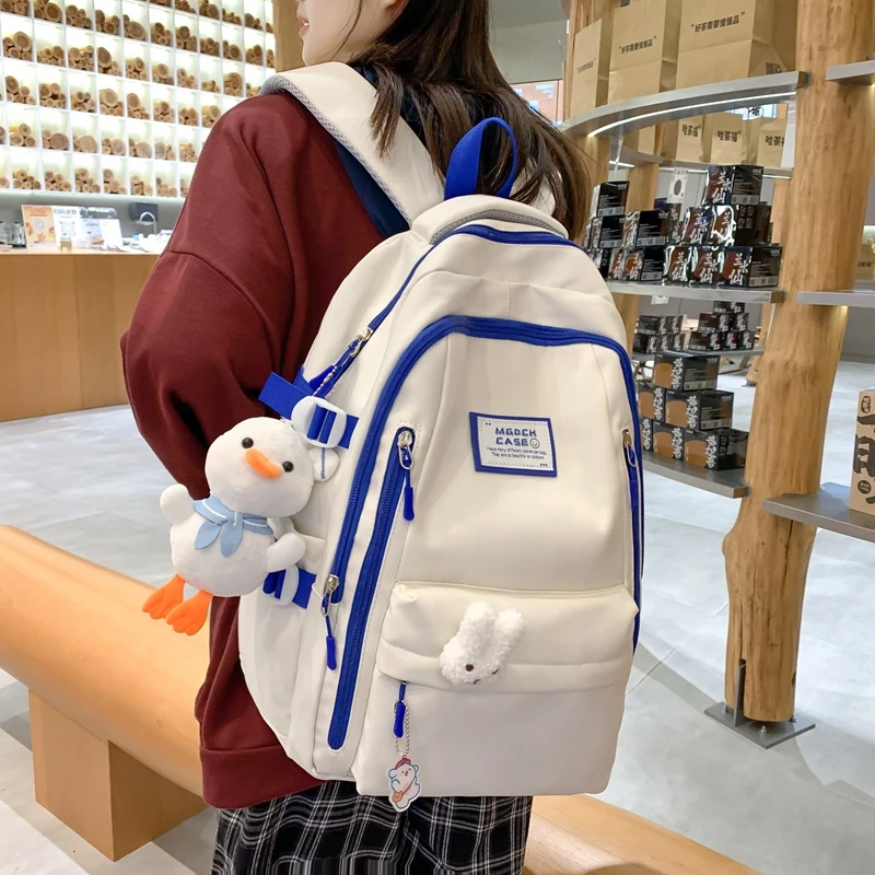 

Модный однотонный женский рюкзак, классные женские школьные сумки для книг, мужской рюкзак для ноутбука, модный студенческий рюкзак для колледжа, дорожная сумка для девочек