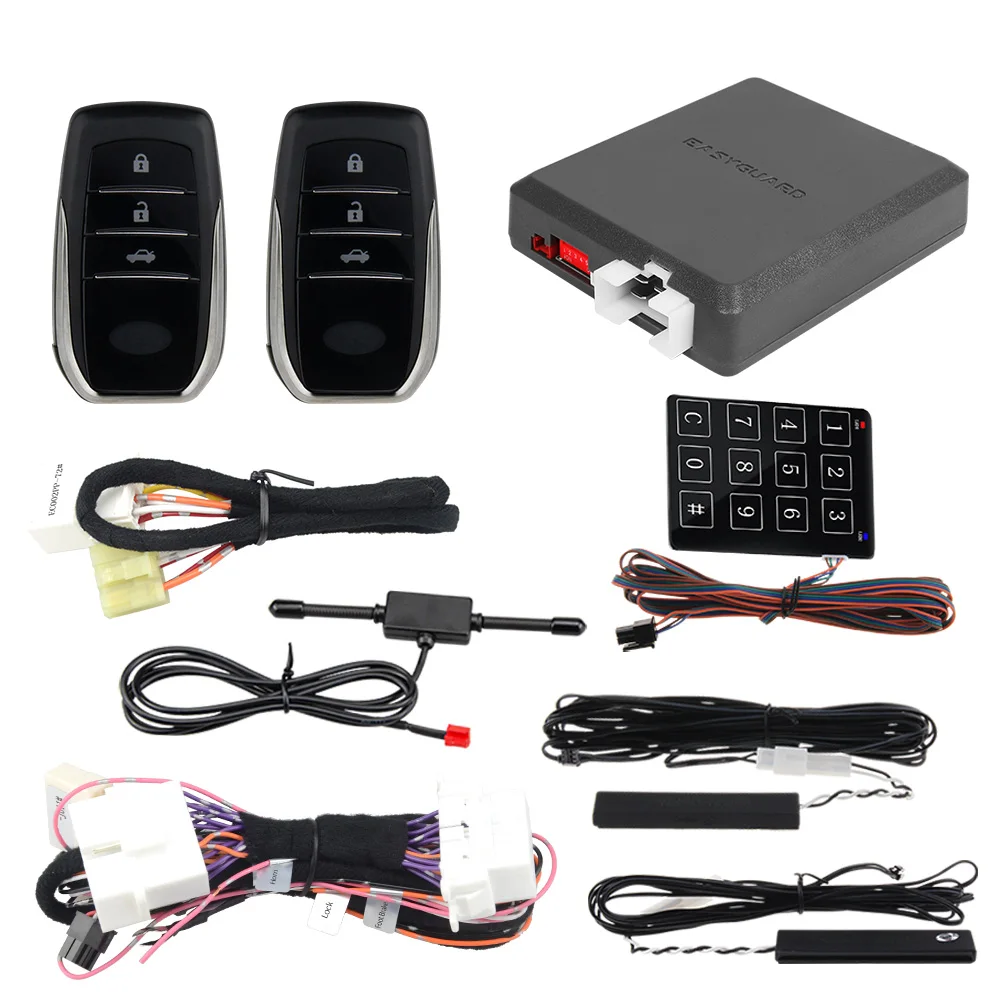 EasyGuard Plug&Play Car Alarm Fit For Toyota Avalon Compatible With OEM Push Button Remote Start Password Entry keyless entry
EasyGuard Plug&Play Car Alarm Fit For Toyota Avalon Compatible With OEM Push Button Remote Start Password Entry keyless entry