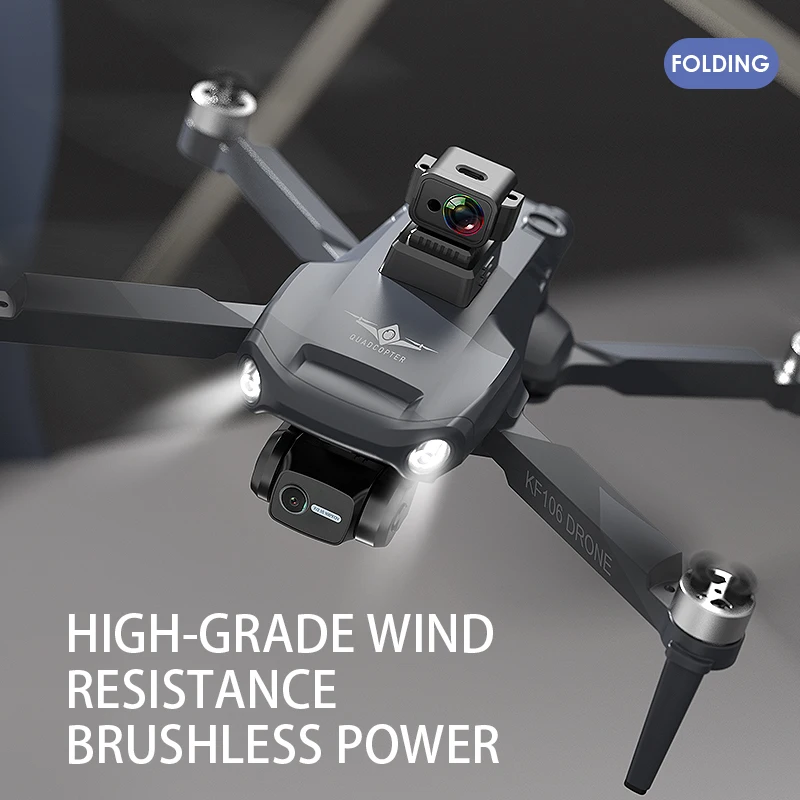 

2022 New KF106 Max Drone 8K Professional 5G WIFI HD Camera Image Stabilization 3 Axis Gimbal Brushless Motor Foldable Quadcopter