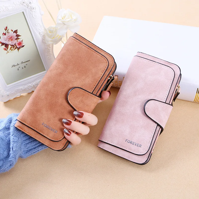 Woman Long Wallets Frosted Zipper Coin Purse Card Holder Lady Multi-function Clutch Female Three Fold Purses Carteira Feminina
Woman Long Wallets Frosted Zipper Coin Purse Card Holder Lady Multi-function Clutch Female Three Fold Purses Carteira Feminina
