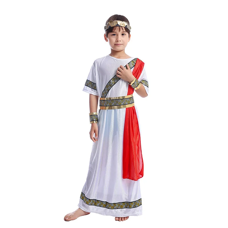 Ancient Roman Prince Boy Dress Traditional Stage Performance Dance Clothing Kid Greek City-states Noble Cosplay Costume Suit
Ancient Roman Prince Boy Dress Traditional Stage Performance Dance Clothing Kid Greek City-states Noble Cosplay Costume Suit