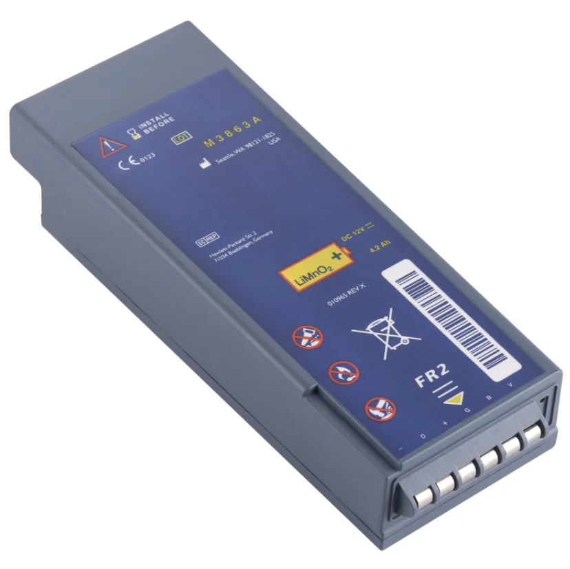 

12V 4200mAh Limno2 Battery Compatible for M3863A HeartStart FR2 Plus M3860A M3840A M3841A M3861A