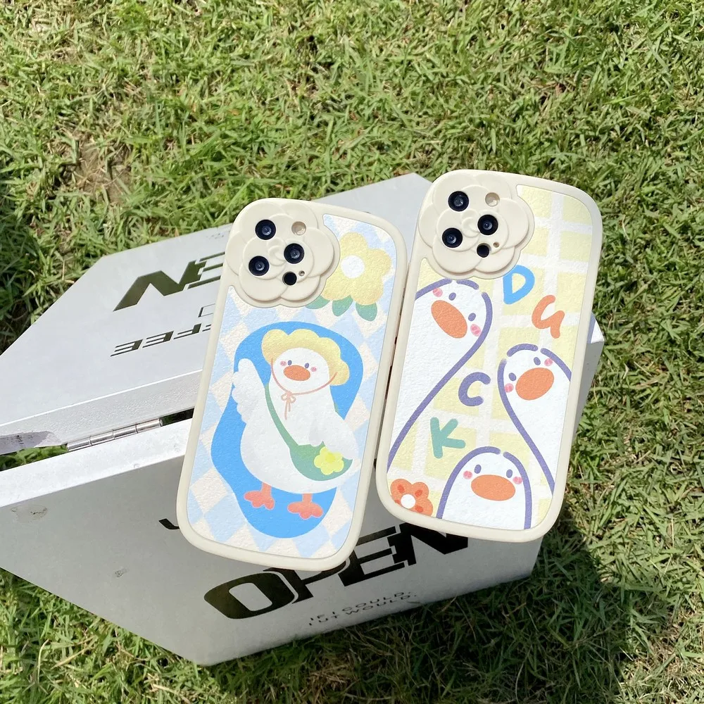 Cartoon three-dimensional flower lens duck Soft Shell For iphone 7 8 plus 11 12 13 Pro Max XS X XR SE 2022 Cases Cover
Cartoon three-dimensional flower lens duck Soft Shell For iphone 7 8 plus 11 12 13 Pro Max XS X XR SE 2022 Cases Cover