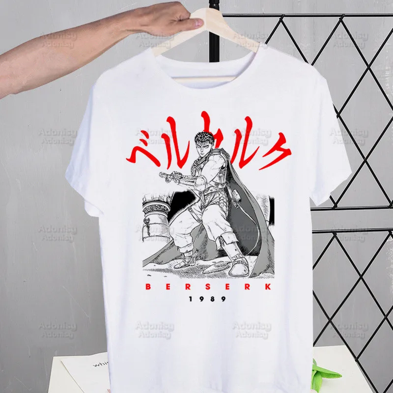 Berserk Griffith Guts Manga Harajuku Man T Shirts Japanese Anime Warrior Sword Men Tees Shirt Tops Design Short-Sleeved T Shirt
Berserk Griffith Guts Manga Harajuku Man T Shirts Japanese Anime Warrior Sword Men Tees Shirt Tops Design Short-Sleeved T Shirt