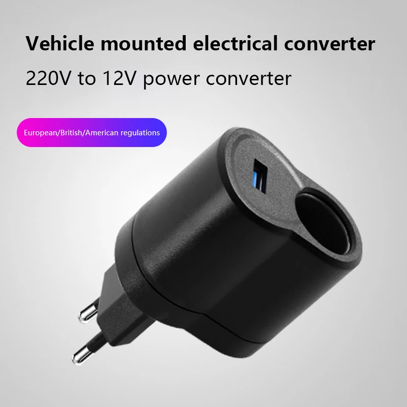 12V DC Car Power Adapter Car Cigarette Lighter 220V AC To Socket Converter Home Auto EU/US/UK Plug Car Accessories
12V DC Car Power Adapter Car Cigarette Lighter 220V AC To Socket Converter Home Auto EU/US/UK Plug Car Accessories