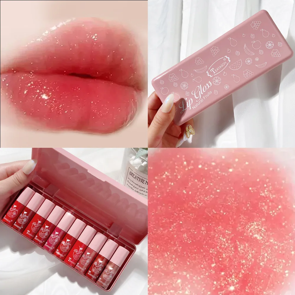 Douyin 10 pink pearl set lip gloss dyed lip liquid lip glaze moisturizing moisturizing mirror lipstick lipgloss wholesale kit
Douyin 10 pink pearl set lip gloss dyed lip liquid lip glaze moisturizing moisturizing mirror lipstick lipgloss wholesale kit