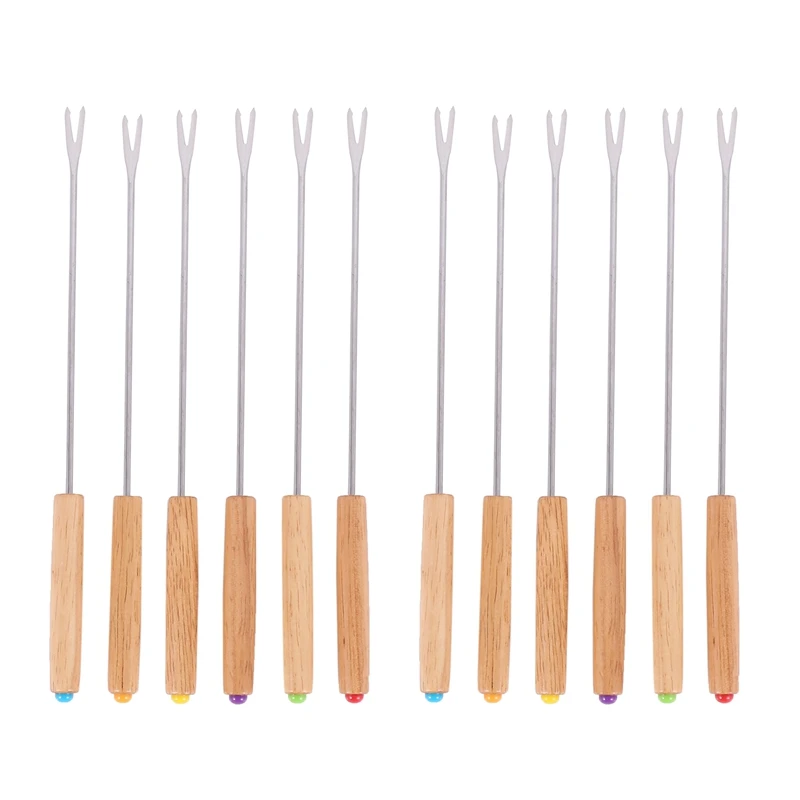 12X Stainless Steel Chocolate Fork Hot Pot Forks Cheese Fruit Dessert Fork Fondue Melting Skewer Kitchen Tools
12X Stainless Steel Chocolate Fork Hot Pot Forks Cheese Fruit Dessert Fork Fondue Melting Skewer Kitchen Tools