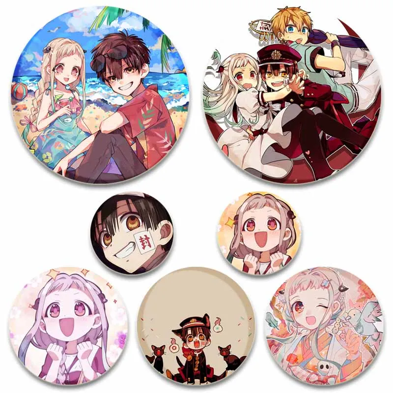 Popular Lapel Pin Accessories Anime Toilet-Bound Hanako-kun Brooch Pins for Clothes Backpack Decoration Cartoon Cosplay Badge
Popular Lapel Pin Accessories Anime Toilet-Bound Hanako-kun Brooch Pins for Clothes Backpack Decoration Cartoon Cosplay Badge