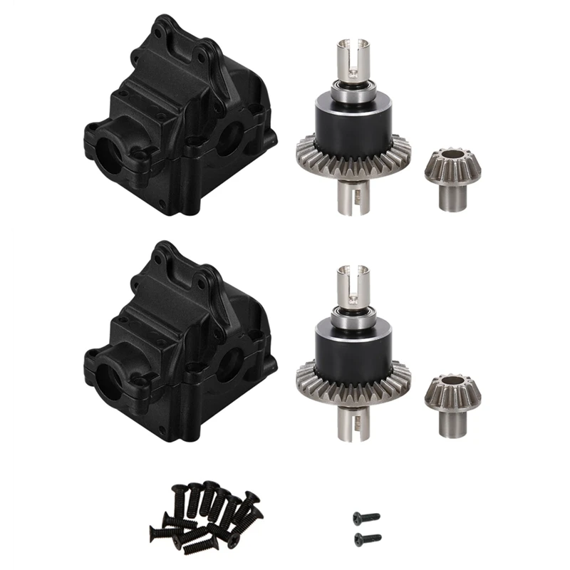 2 Pack Metal Differential And Gear Box Set For Wltoys 144001 144002 144010 124016 124018 124019 RC Car Upgrade Parts
2 Pack Metal Differential And Gear Box Set For Wltoys 144001 144002 144010 124016 124018 124019 RC Car Upgrade Parts