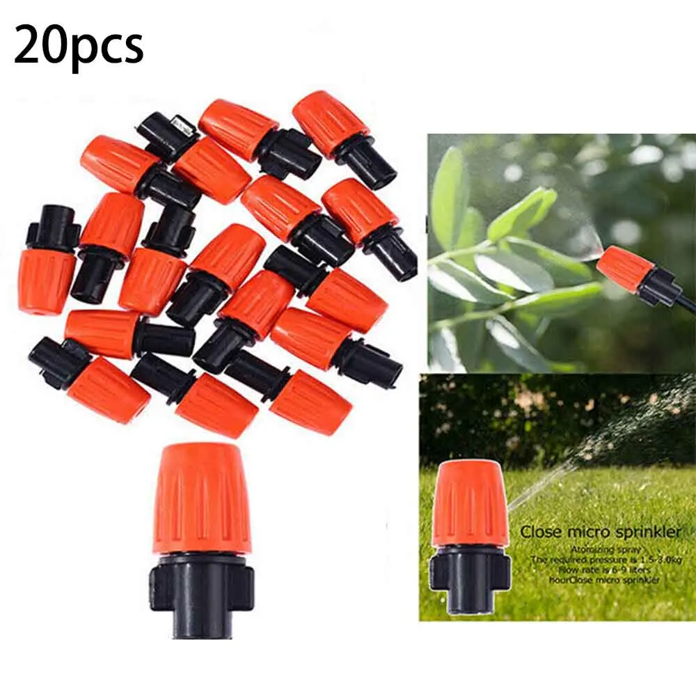 20pcs/set Micro Drip Irrigation Nozzle Watering Hose Water Sprayer Garden Hose Nozzle Garden Connectors Sprinklers Accesories
20pcs/set Micro Drip Irrigation Nozzle Watering Hose Water Sprayer Garden Hose Nozzle Garden Connectors Sprinklers Accesories