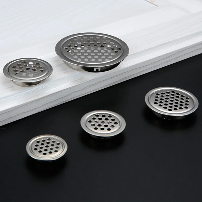 1Pcs Round Ventilation Cover Stainless Steel Louver Air Vent Grill Mesh Hole Cover For Wardrobe Cabinet Furniture Accessories
1Pcs Round Ventilation Cover Stainless Steel Louver Air Vent Grill Mesh Hole Cover For Wardrobe Cabinet Furniture Accessories
