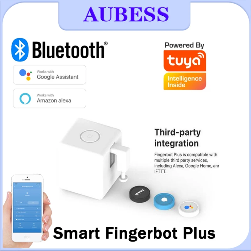 Tuya Smart Bluetooth Fingerbot Plus Switch Bot Knop Pusher Smart Home Smart Life App Remote Control For Alexa Google Assistant
Tuya Smart Bluetooth Fingerbot Plus Switch Bot Knop Pusher Smart Home Smart Life App Remote Control For Alexa Google Assistant