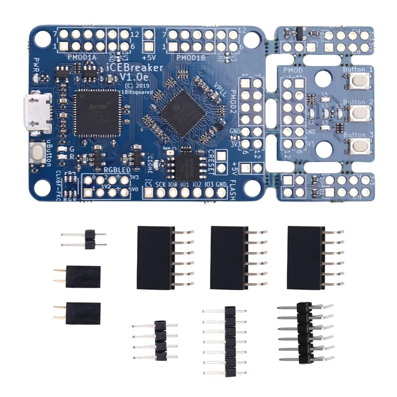 Icebreaker 1.0E FPGA решетчатая ICE40UP5K плата разработки RISC-V открытая основная плата с поддержкой Nextpnr Yosys
Icebreaker 1.0E FPGA решетчатая ICE40UP5K плата разработки RISC-V открытая основная плата с поддержкой Nextpnr Yosys