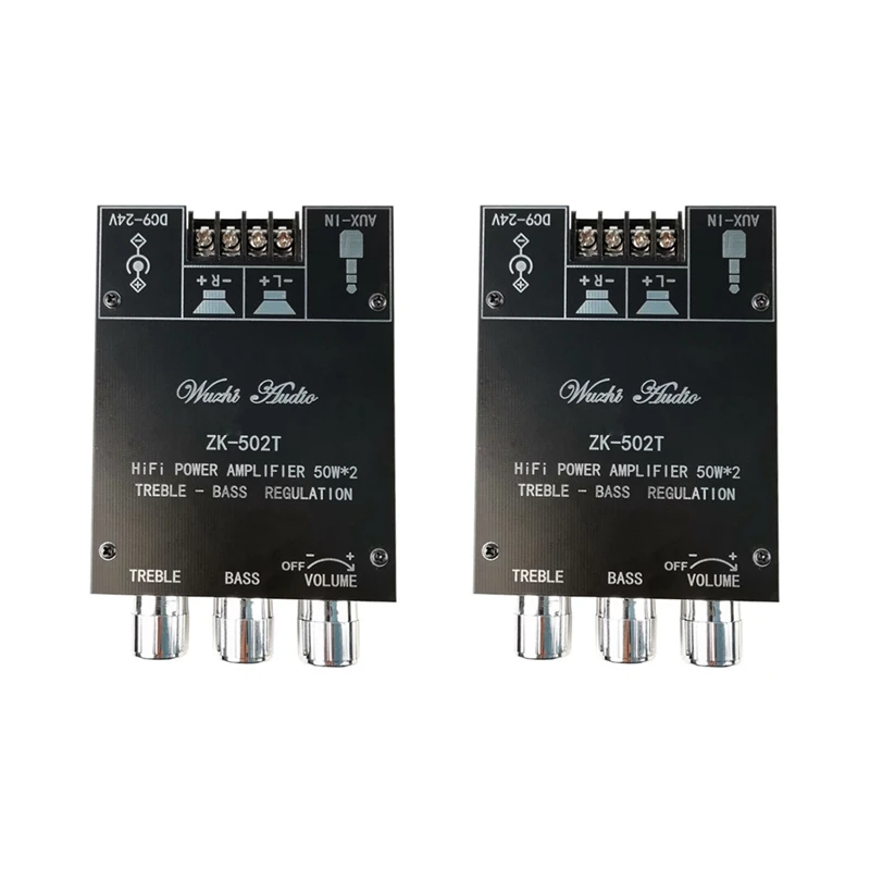 HFES 2X ZK-502T TPA3116D2 Bluetooth 5.0 Subwoofer Amplifier Board 2.0 Channel High Power Audio Stereo Amplifier Board 2X50W
HFES 2X ZK-502T TPA3116D2 Bluetooth 5.0 Subwoofer Amplifier Board 2.0 Channel High Power Audio Stereo Amplifier Board 2X50W