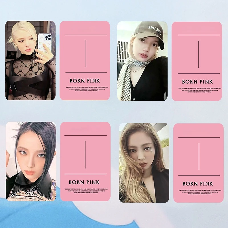Kpop Black Pink Album BORN PINK Photocards JISOO LISA ROSE JENNIE LOMO Cards 4pcs/set Hobbies
Kpop Black Pink Album BORN PINK Photocards JISOO LISA ROSE JENNIE LOMO Cards 4pcs/set Hobbies