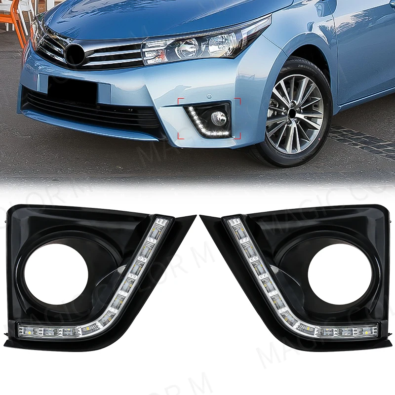 Дневные ходовые огни для Toyota Corolla 2014, 2015, 2016, светодиодные дневные ходовые огни, белые, желтые, указатели поворота, противотуманные фары для в...
Дневные ходовые огни для Toyota Corolla 2014, 2015, 2016, светодиодные дневные ходовые огни, белые, желтые, указатели поворота, противотуманные фары для в...