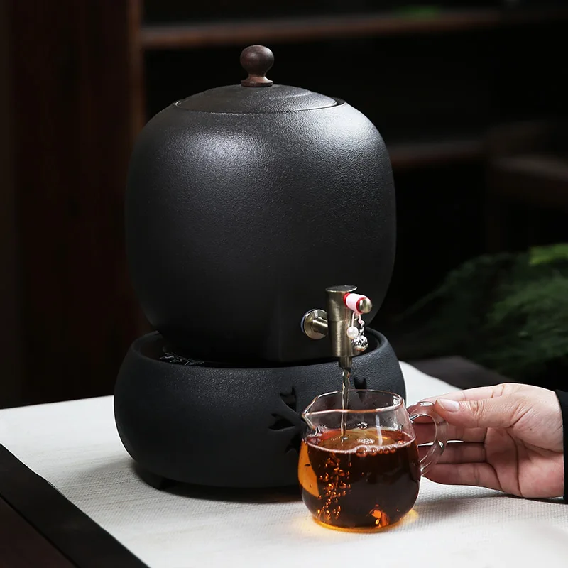 Warm Tea Caddy Large Size Capacity Tea Cooker Ceramic Teapot Electric Ceramic Stove Office Living Room Home Black and White Tea
Warm Tea Caddy Large Size Capacity Tea Cooker Ceramic Teapot Electric Ceramic Stove Office Living Room Home Black and White Tea