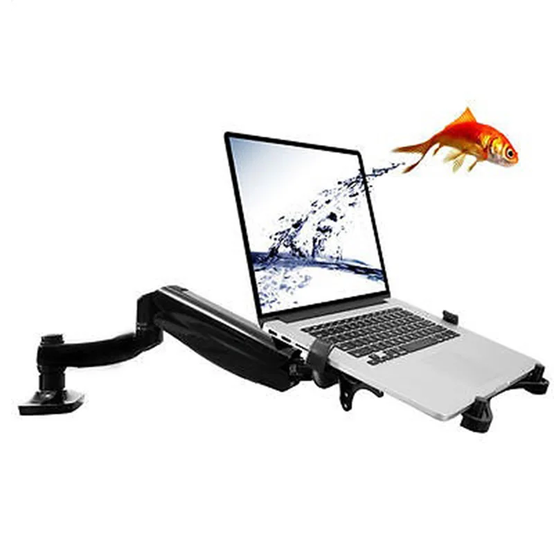 Loctek D5F Desktop Full Motion Gas Spring Dual Use 10-15.6 inch Laptop Mount Holder + 10-27 inch Monitor Holder Arm Bracket
Loctek D5F Desktop Full Motion Gas Spring Dual Use 10-15.6 inch Laptop Mount Holder + 10-27 inch Monitor Holder Arm Bracket