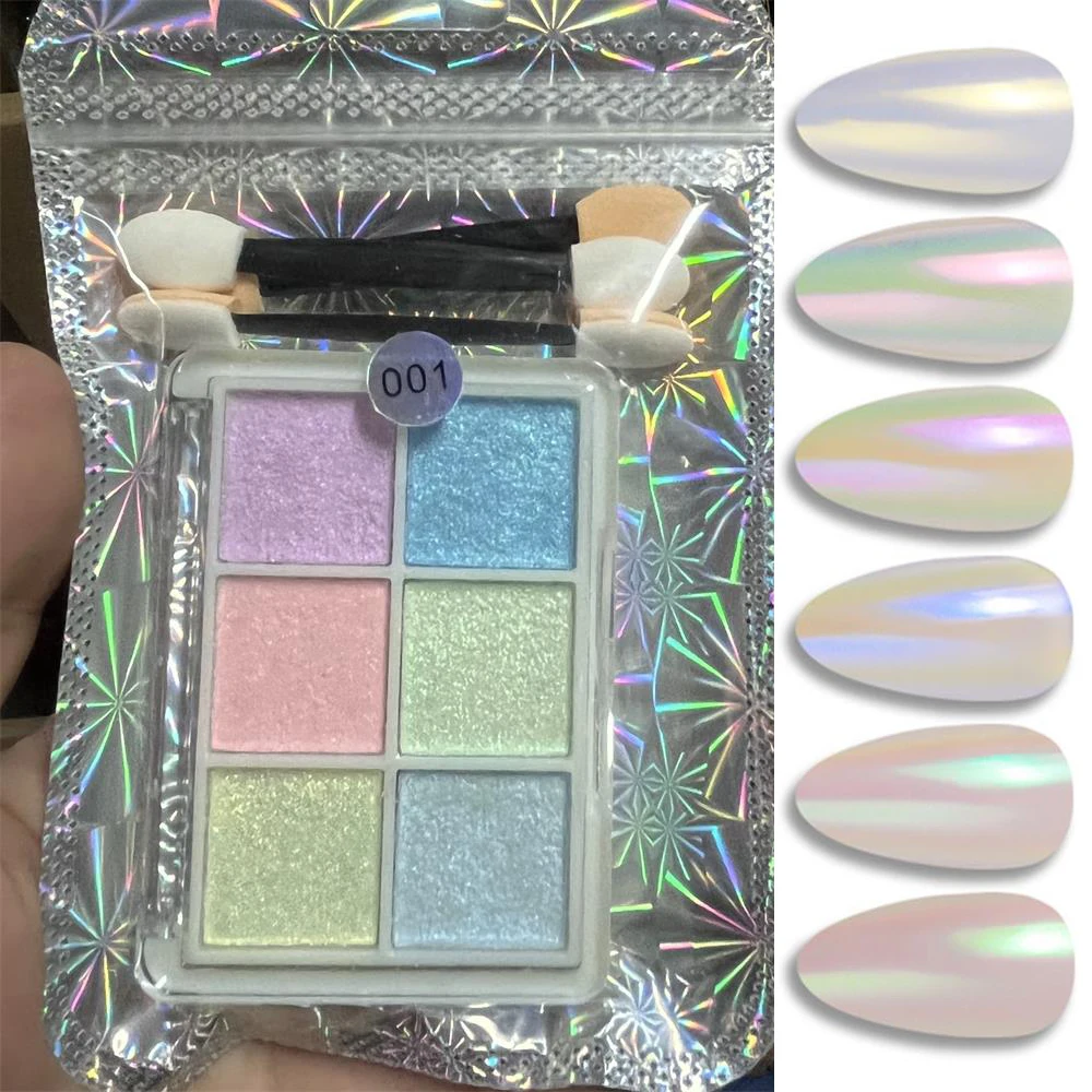 6/4Grids Aurora Solid Mirror Nail Powder Metallic Colorful Dust Metal Effect Nail Glitter UV Gel Polish Chrome Flakes Pigment *+
6/4Grids Aurora Solid Mirror Nail Powder Metallic Colorful Dust Metal Effect Nail Glitter UV Gel Polish Chrome Flakes Pigment *+
