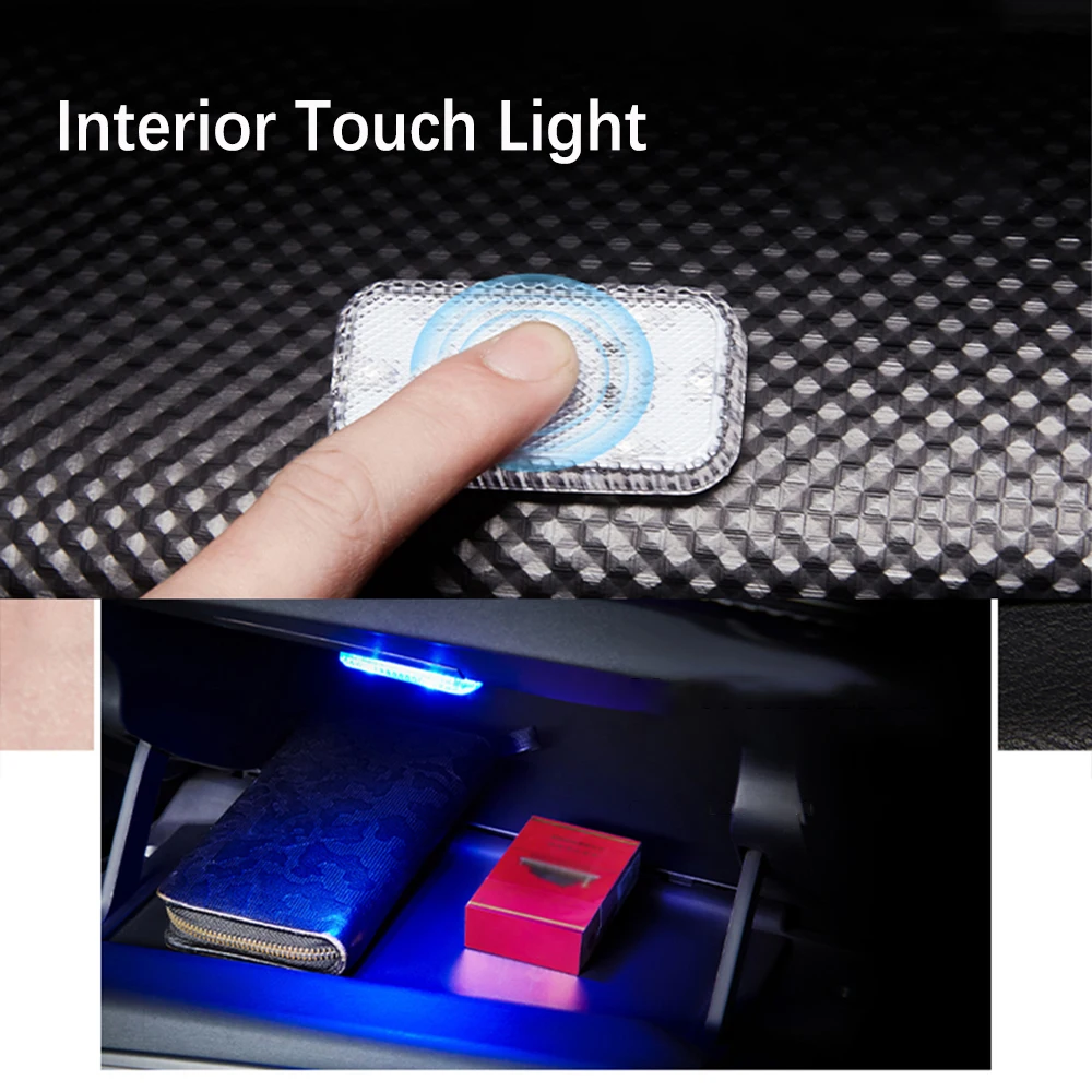 Car LED Interior Wireless Touch Light LED Lamp Beads USB Rechargeable Sensor Light for Door Foot Trunk Storage Box
Car LED Interior Wireless Touch Light LED Lamp Beads USB Rechargeable Sensor Light for Door Foot Trunk Storage Box