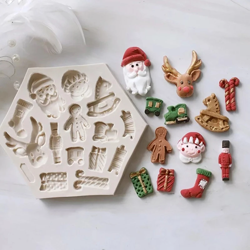 Kitchen DIY Cake Baking Decoration Christmas Series Mold Pudding Dessert Chocolate Mold Gift Snowman Silicone Mold
Kitchen DIY Cake Baking Decoration Christmas Series Mold Pudding Dessert Chocolate Mold Gift Snowman Silicone Mold