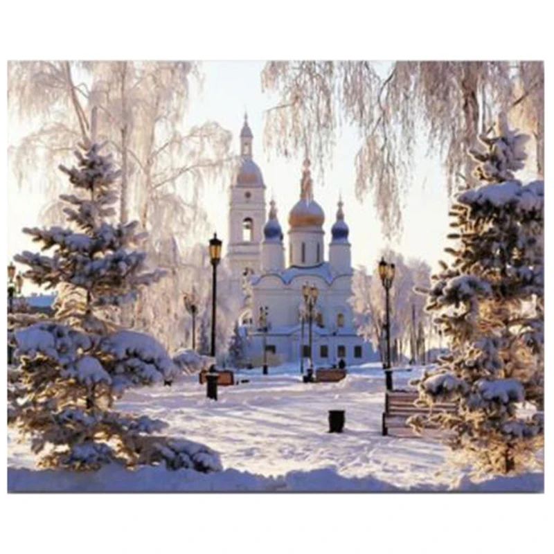 Алмазная живопись, художественная живопись, круглая Алмазная вышивка, мозаика, украшение для дома, картина, Снежный замок CNIM, Лидер продаж
Алмазная живопись, художественная живопись, круглая Алмазная вышивка, мозаика, украшение для дома, картина, Снежный замок CNIM, Лидер продаж