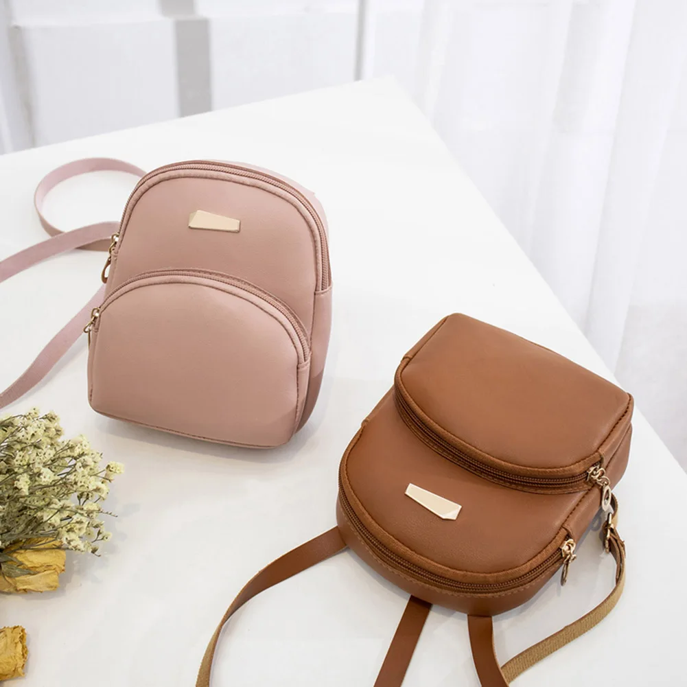 PU Leather Backpacks Casual Zipper Mini Dual Shoulder Bags Travel Women Small Rucksacks Teenage Girls School Bags
PU Leather Backpacks Casual Zipper Mini Dual Shoulder Bags Travel Women Small Rucksacks Teenage Girls School Bags