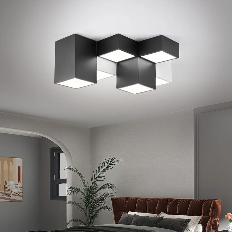 Nordic Modern Combination Ceiling Lights Black Led Ceiling Chandelier Living Room Bedroom Loft Hotel Home Decor Creative Lamps
Nordic Modern Combination Ceiling Lights Black Led Ceiling Chandelier Living Room Bedroom Loft Hotel Home Decor Creative Lamps