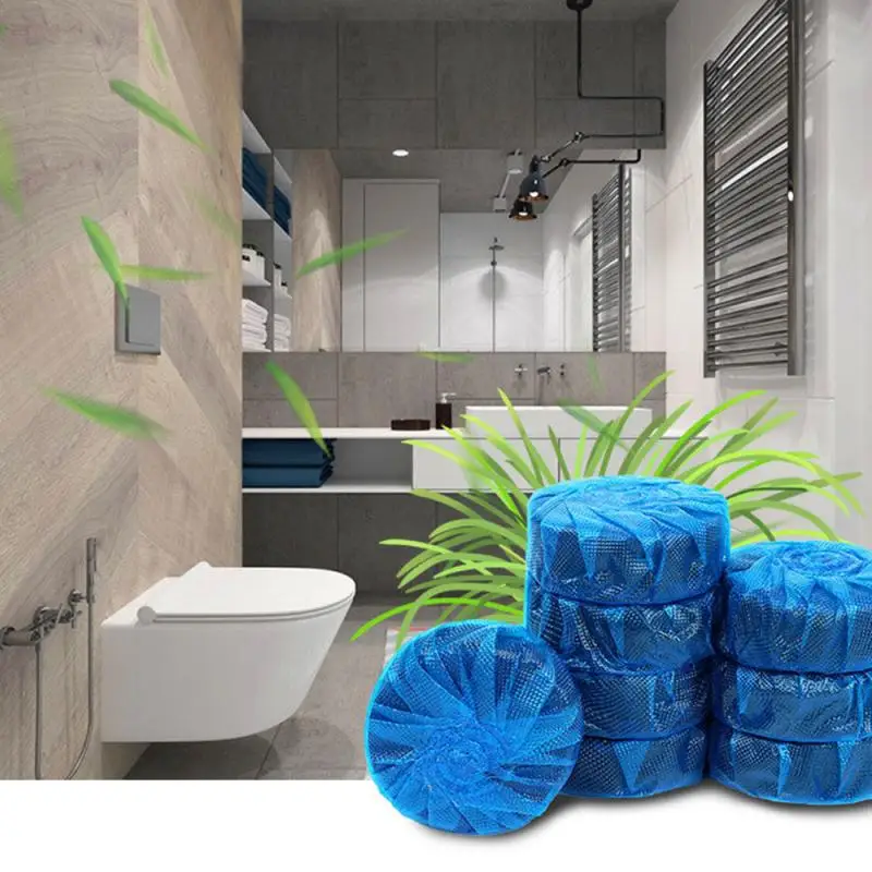 10PC Blue Bubble Toilet Deodorant Automatic Flush Cleaner Household Concentrate WC Cleaner Accessories Household Tools Restroom
10PC Blue Bubble Toilet Deodorant Automatic Flush Cleaner Household Concentrate WC Cleaner Accessories Household Tools Restroom