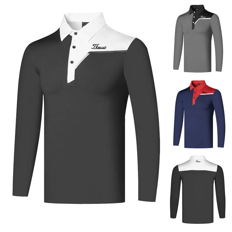 Autumn Golf Men Long Sleeved Shirt Outdoor Sports Casual Loose Bottoming Polo Shirt Breathable Quick Drying Breathable Clothes
Autumn Golf Men Long Sleeved Shirt Outdoor Sports Casual Loose Bottoming Polo Shirt Breathable Quick Drying Breathable Clothes