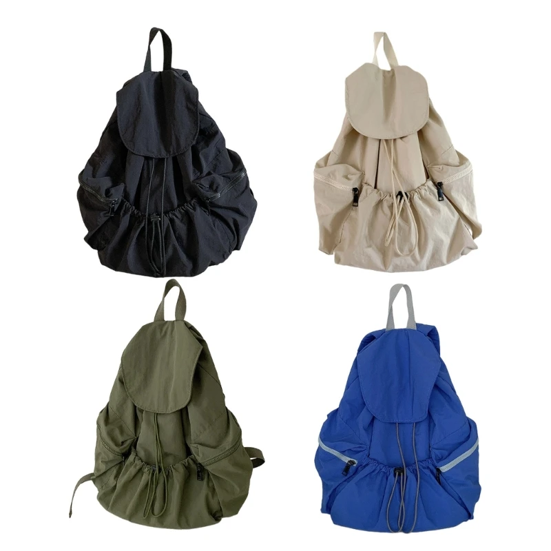 Fashion Schoolbag Large Capacity Bookbags Pleated Drawstring Bags for Teen Girl
Fashion Schoolbag Large Capacity Bookbags Pleated Drawstring Bags for Teen Girl