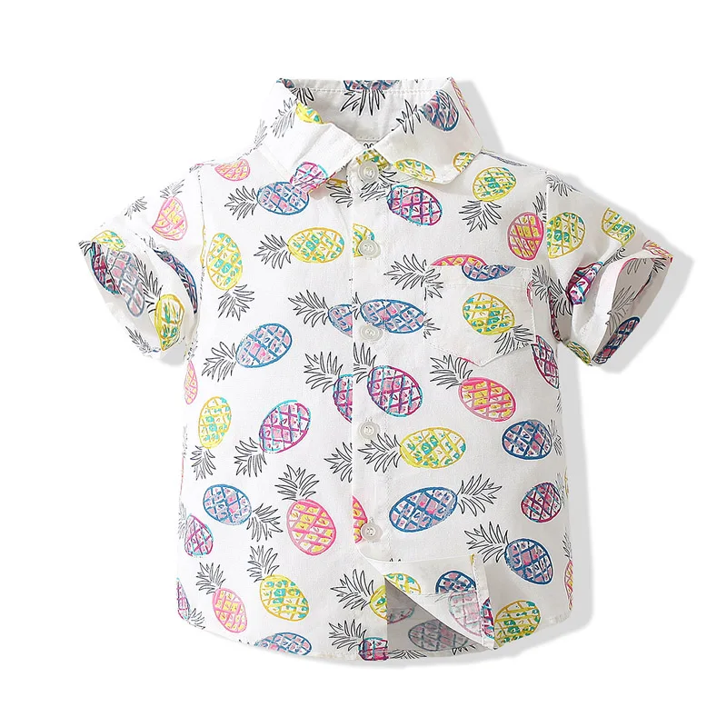 Printed Handsome Boys Shirts Short Sleeve Blouse For Kids Summer Children Clothes Casual Cotton Toddler Tops Shirt For Boy
Printed Handsome Boys Shirts Short Sleeve Blouse For Kids Summer Children Clothes Casual Cotton Toddler Tops Shirt For Boy