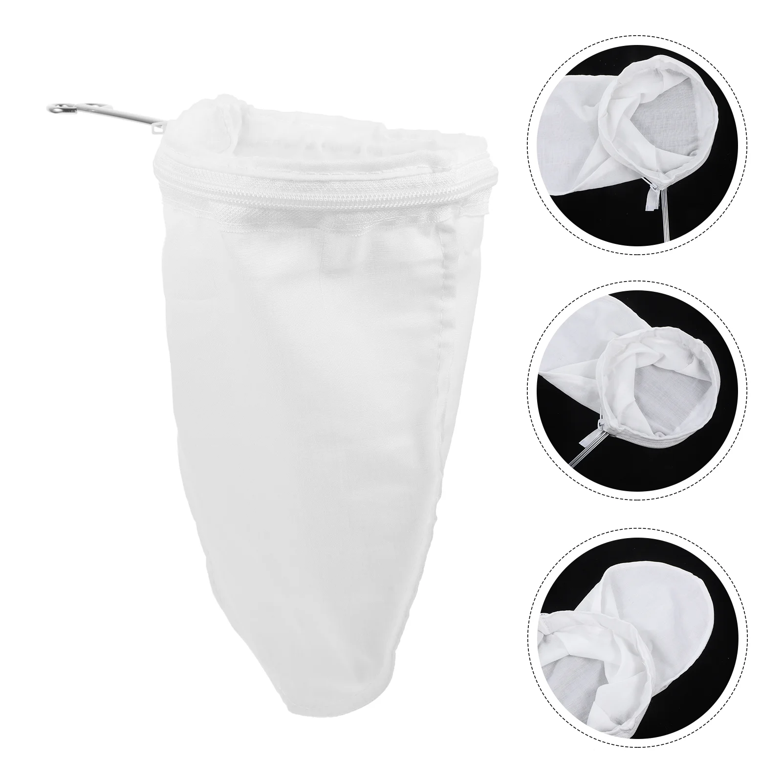 Tea Strainer Pouch Milk Tea Filter Bag Coffee Tea Strainer with Stainless Steel Handle Drip Coffee Maker Accessories (13cm Ring
Tea Strainer Pouch Milk Tea Filter Bag Coffee Tea Strainer with Stainless Steel Handle Drip Coffee Maker Accessories (13cm Ring