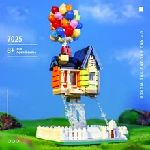 Suspended Gravity Balloon Flying House Building Blocks Creativeal Sculptures Dynamic Physics Balance Novel Toys for Kids Gifts