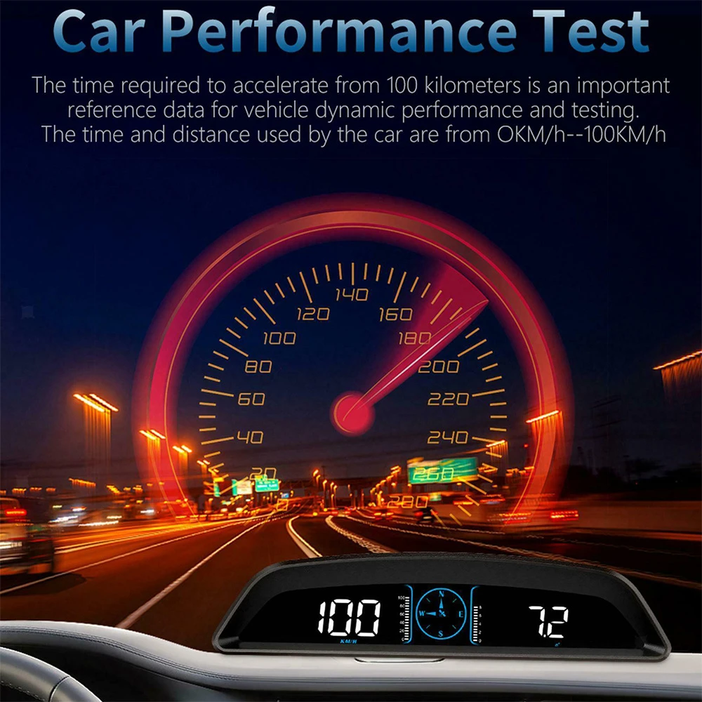 G3 GPS HUD Heads Up Display Car Speedometer Smart Digital Alarm Reminder Meter Car Electronics Accessories for All Cars
G3 GPS HUD Heads Up Display Car Speedometer Smart Digital Alarm Reminder Meter Car Electronics Accessories for All Cars