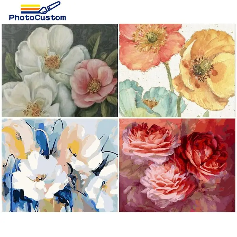 PhotoCustom Paint By Numbers Flowers Hand Painted Painting DIY Pictures By Number Kits Drawing On Canvas Home Decor
PhotoCustom Paint By Numbers Flowers Hand Painted Painting DIY Pictures By Number Kits Drawing On Canvas Home Decor