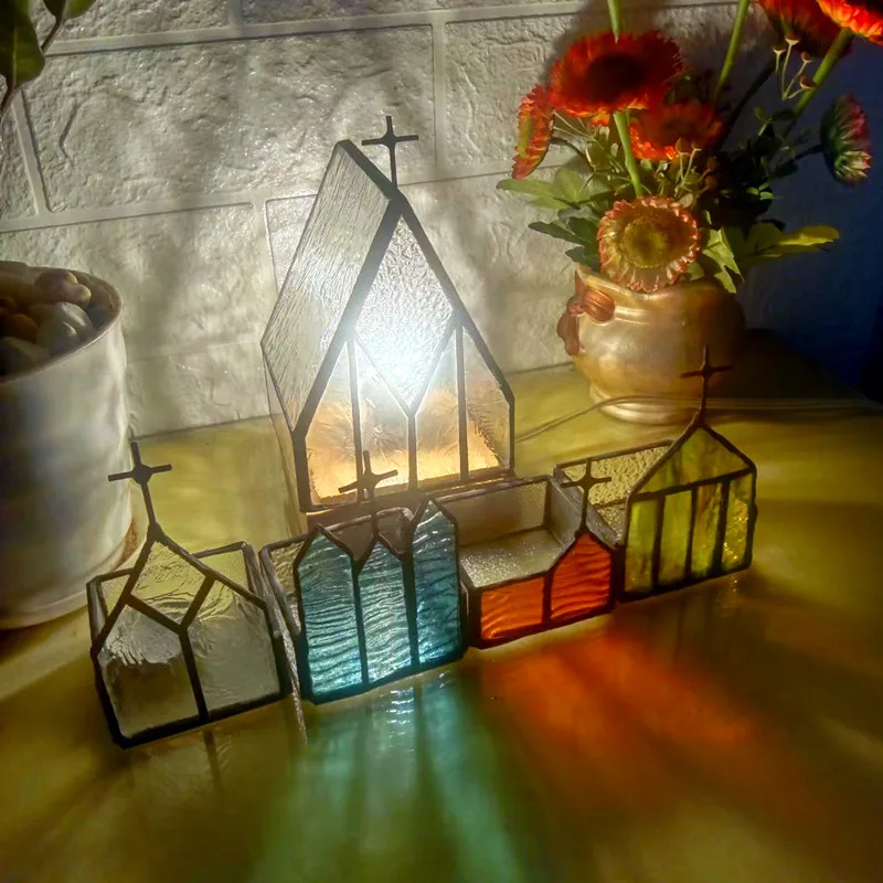 Tiffany Process Candlestick Creative Church Zen Colored Glass Butterfly Windproof Candle Ornaments Wall-mounted Candle Holder
Tiffany Process Candlestick Creative Church Zen Colored Glass Butterfly Windproof Candle Ornaments Wall-mounted Candle Holder